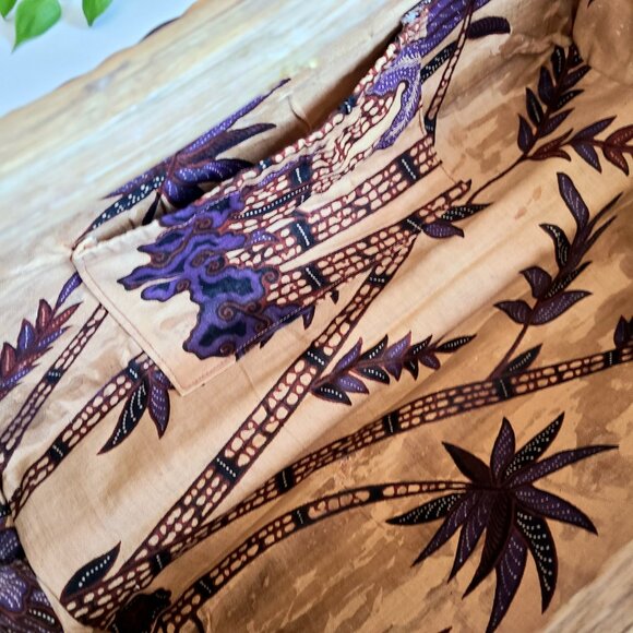 Vintage large midcentury straw/wicker bag. - Picture 6 of 7